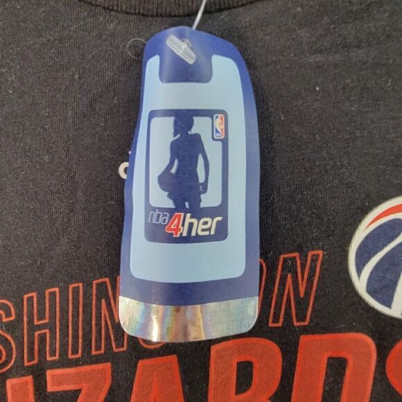 Washington Wizards Adidas NBA 4Her Youth Large T-Shirt Basketball V43 - Picture 3 of 7